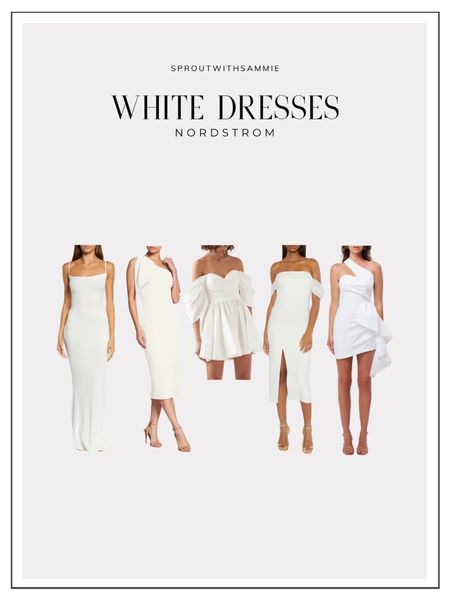 Nordstrom | White Dresses before for a bridal shower or special event

#LTKxNSale #LTKsalealert #LTKwedding