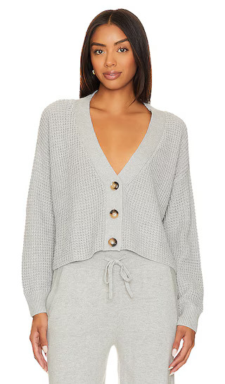 Cropped Cardigan in Heather Grey | Revolve Clothing (Global)