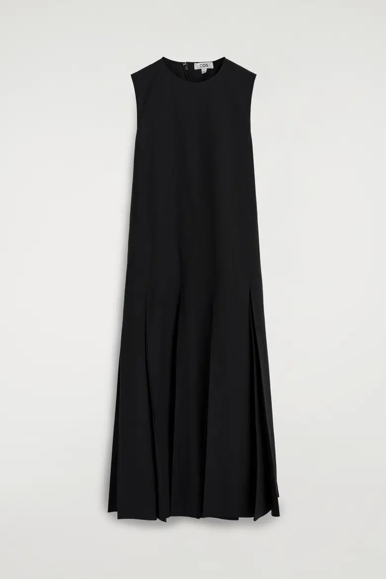 Pleated Cotton-linen Maxi Dress (Women) | Nordstrom | Nordstrom