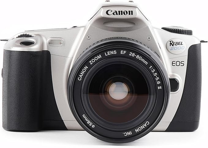 Canon Rebel 2000 SLR Film Camera with Canon 28-80mm EF Auto Focus Lens (Renewed) | Amazon (US)