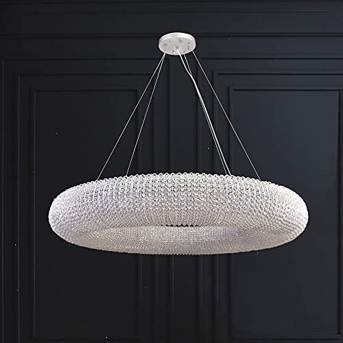 MEEROSEE Crystal Chandeliers Modern Ceiling Lights Fixtures Pendant Lighting Orb Ring Chandelier ... | Amazon (US)
