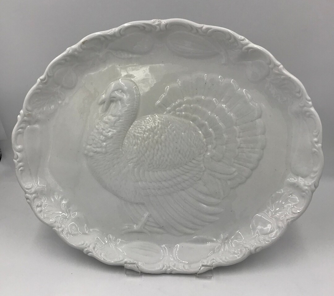 Vintage Lord & Taylor LARGE Turkey platter. Numbered 40/60. Made in Italy.19.5” x 16”. | Etsy (US)