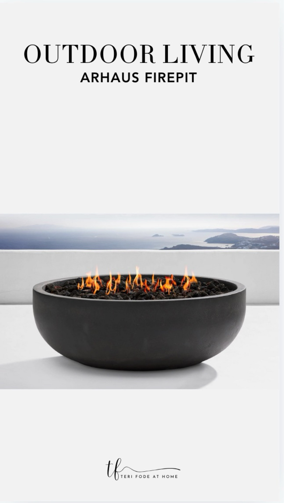 Luxe outdoor living with this black round fire bowl!

#LTKHome