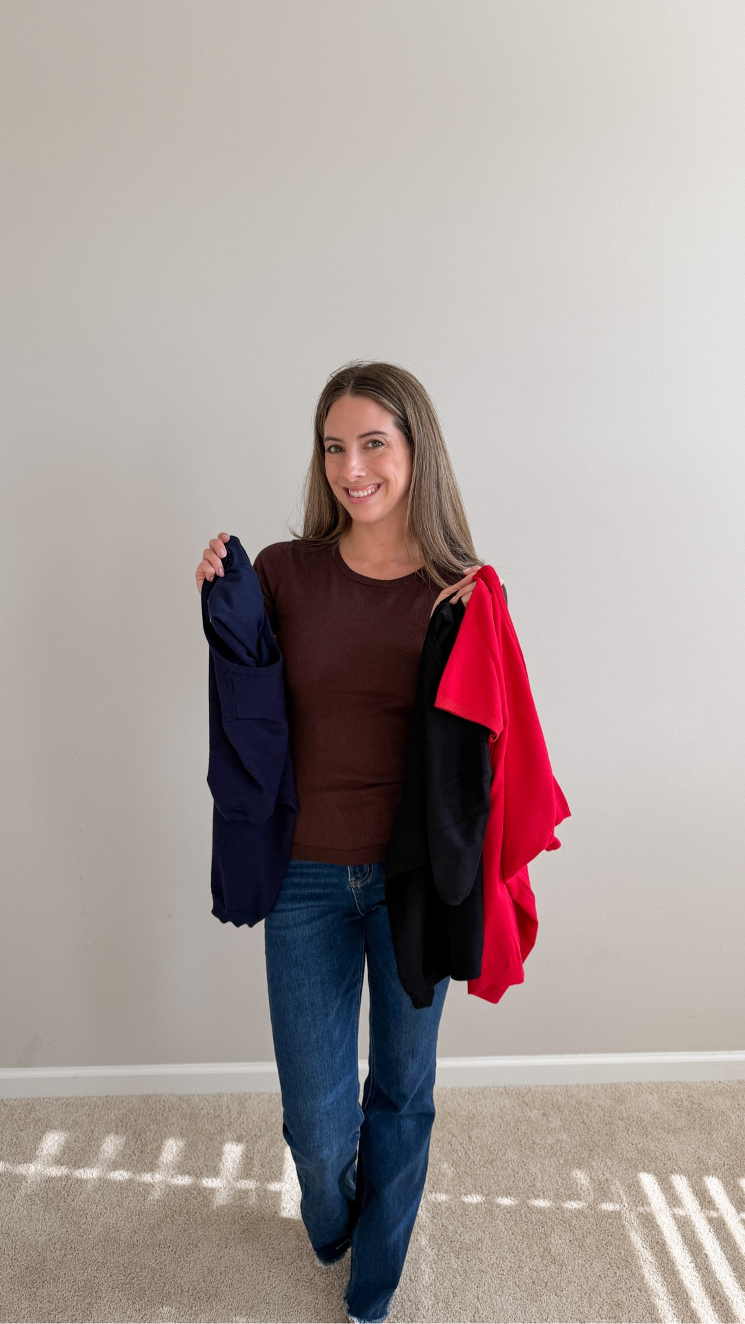 The perfect short sleeve sweater top to keep in your closet as a year round closet staple 

#LTKFindsUnder50 #LTKootd