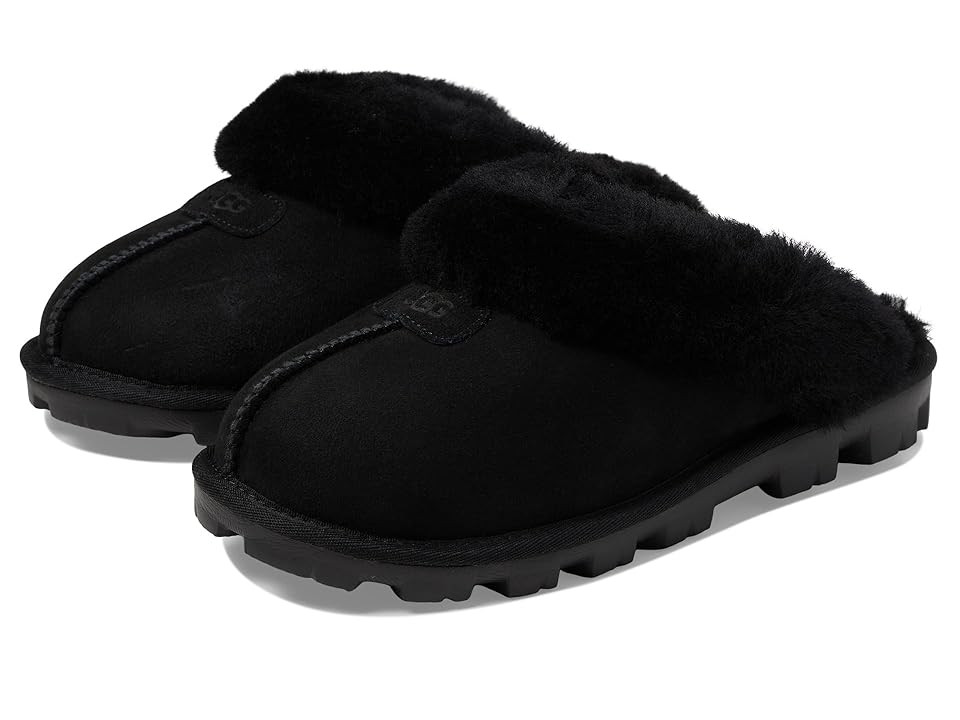 UGG Coquette Women's Slippers Black : 5 B - Medium, Sheepskin | Zappos