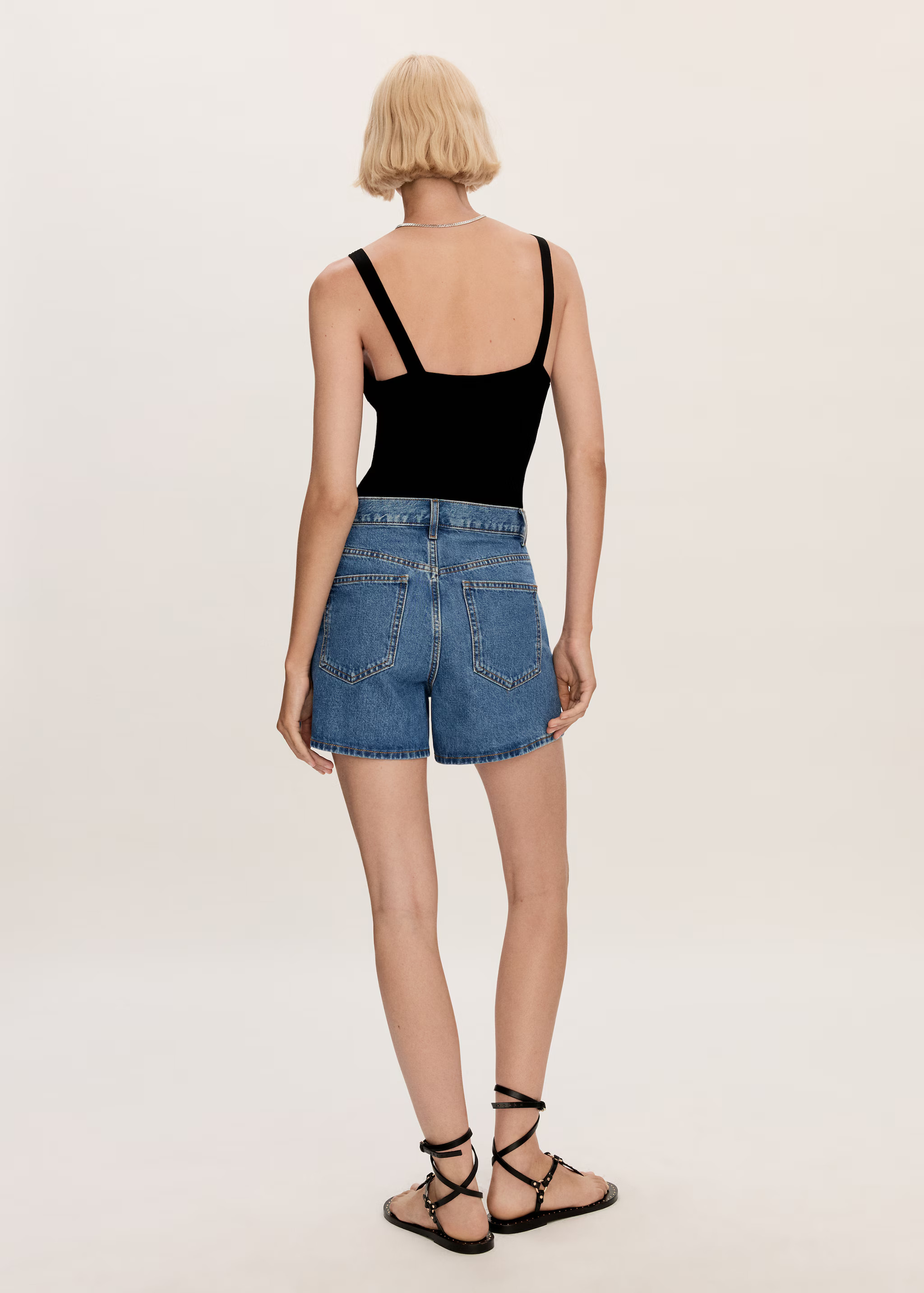 High-rise denim shorts - Women | MANGO USA | Mango (US/MX/AU)
