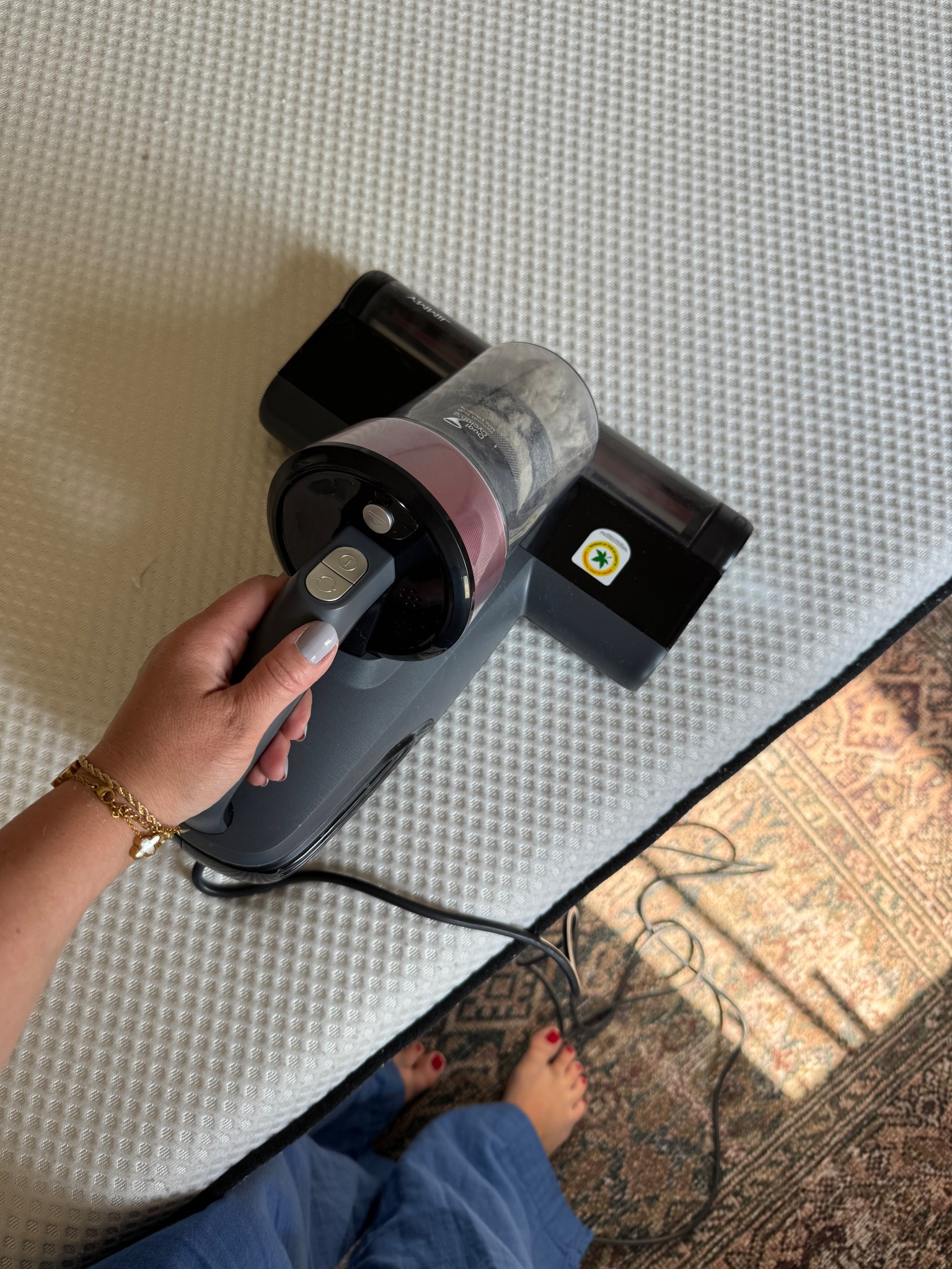 Must have vacuum cleaner to remove all the dust and bed mites from the mattress and all upholstery. I was impressed with everything it picked up from the mattress. 

@amazon #amazonfinds #amazonhome #amazon #founditonamazon #mattress #vacuum #bed 

#LTKHome #LTKSeasonal #LTKSaleAlert