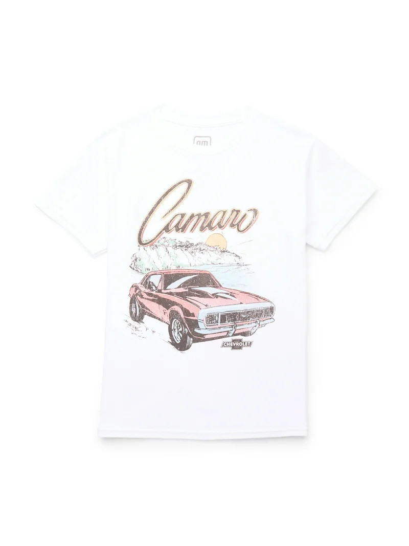 Ride Camaro Boys Graphic Tee with Short Sleeves, Sizes 4-18 | Walmart (US)