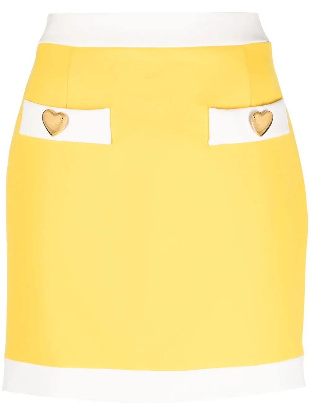Moschino button-detail Miniskirt - Farfetch | Farfetch Global