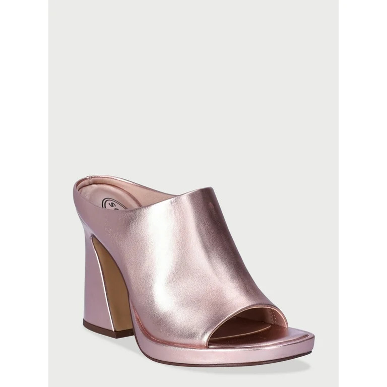 Scoop Women's Flared Heel Mule Sandals | Walmart (US)