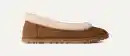 UGG® Women's Zora Ballet Flat Sheepskin Shoes in Chestnut, Size 8.5 | UGG (US)