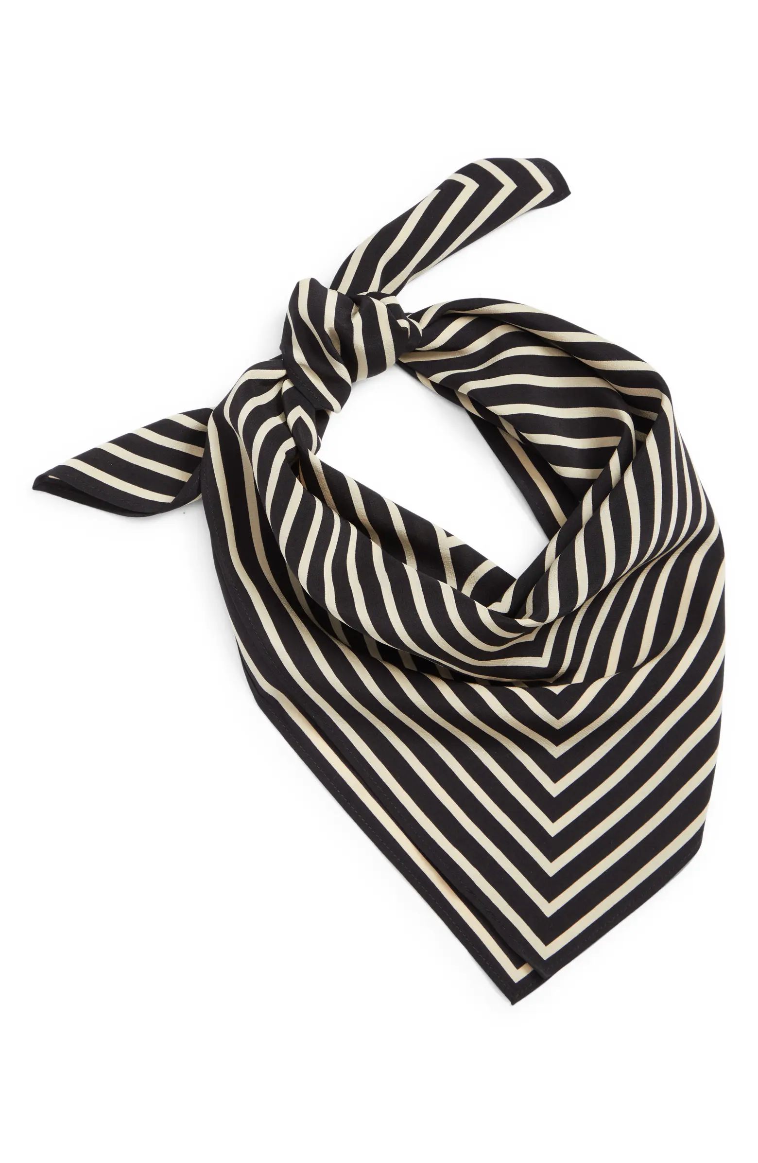 Totême Geometric Monogram Silk Scarf | Nordstrom | Nordstrom