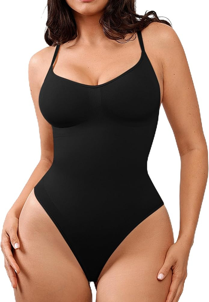 SHAPELLX Seamless Bodysuit for Women Tummy Control Shapewear Seamless Sculpting Shaper Ultra Comf... | Amazon (US)