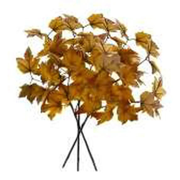 My Texas House Faux Maple Leaf Bundle, Yellow, 19.69" | Walmart (US)