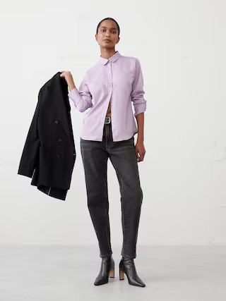 Silky Classic Shirt | Banana Republic Factory