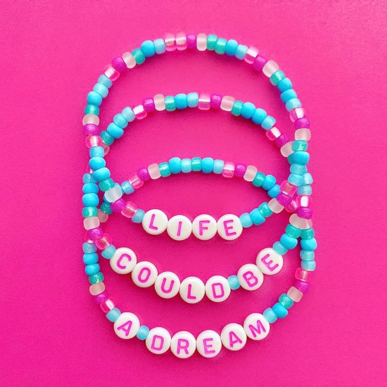 Cars Life Could Be A Dream Beaded Bracelets - Etsy | Etsy (US)