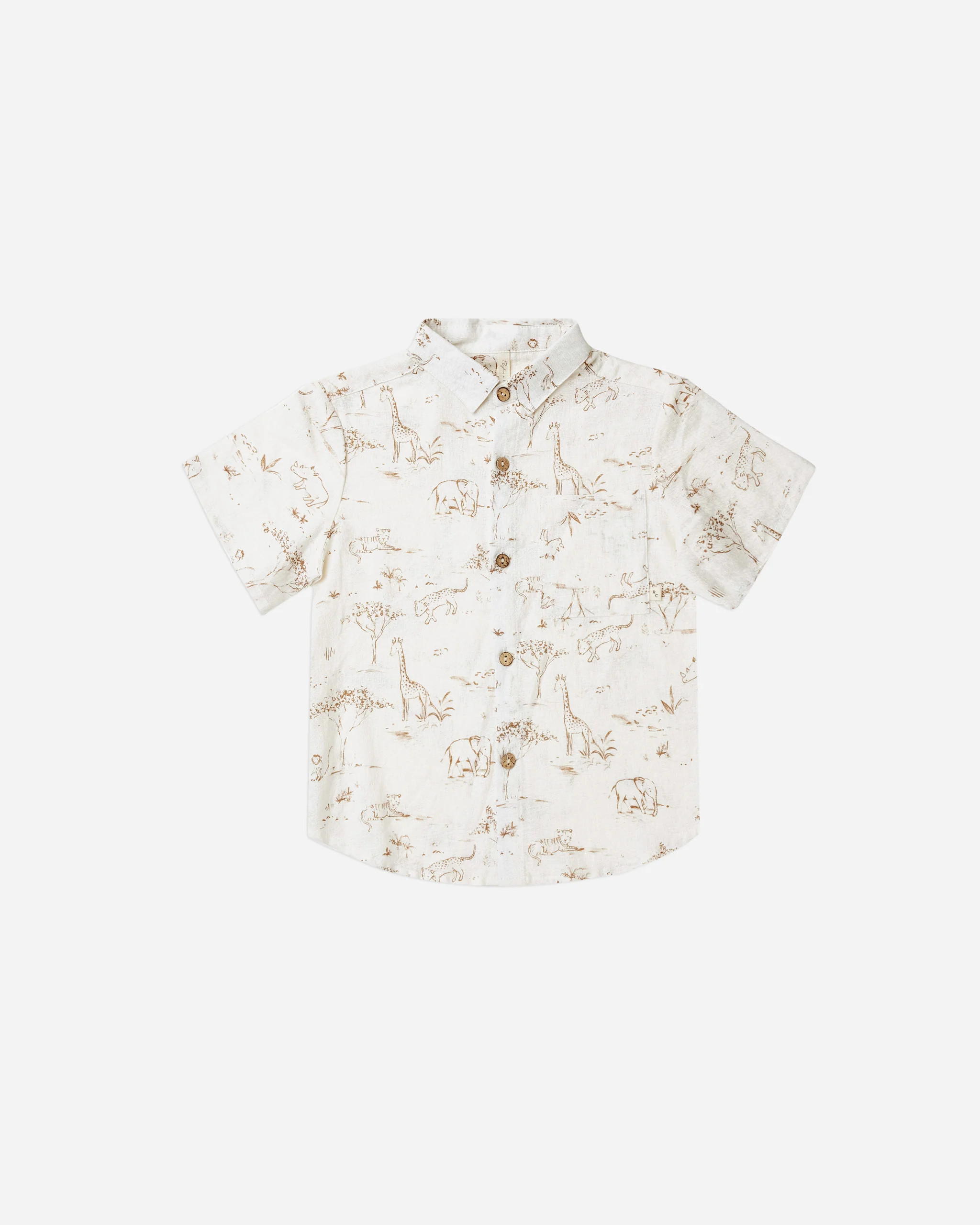 Short Sleeve Shirt || Safari Toile | Rylee + Cru