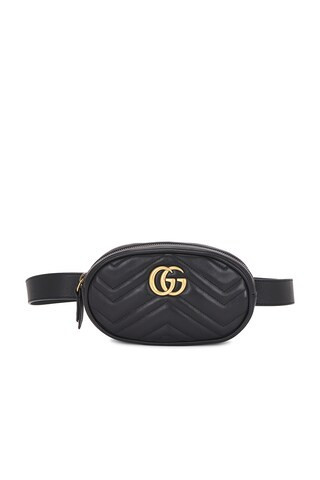 Gucci GG Marmont Belt Bag in Black | FWRD 
