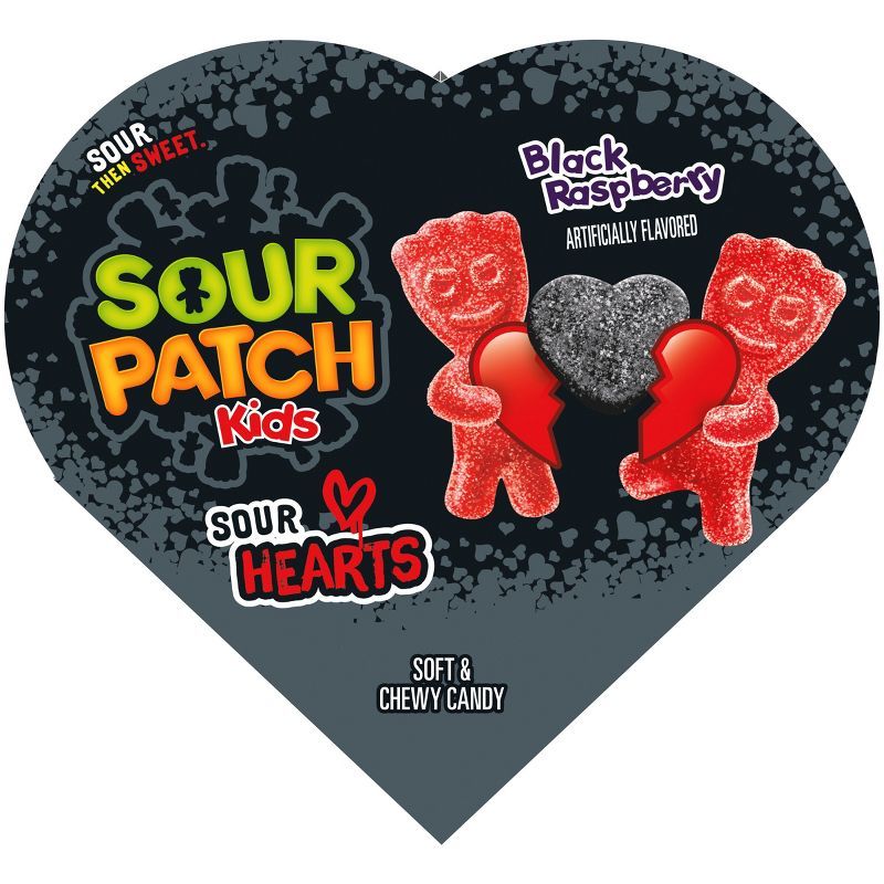 Valentine Sour Patch Kids Sour Hearts Corrugate - 3.4oz | Target