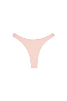 Tamarama Bottom - Powder Pink Rib | Monday Swimwear
