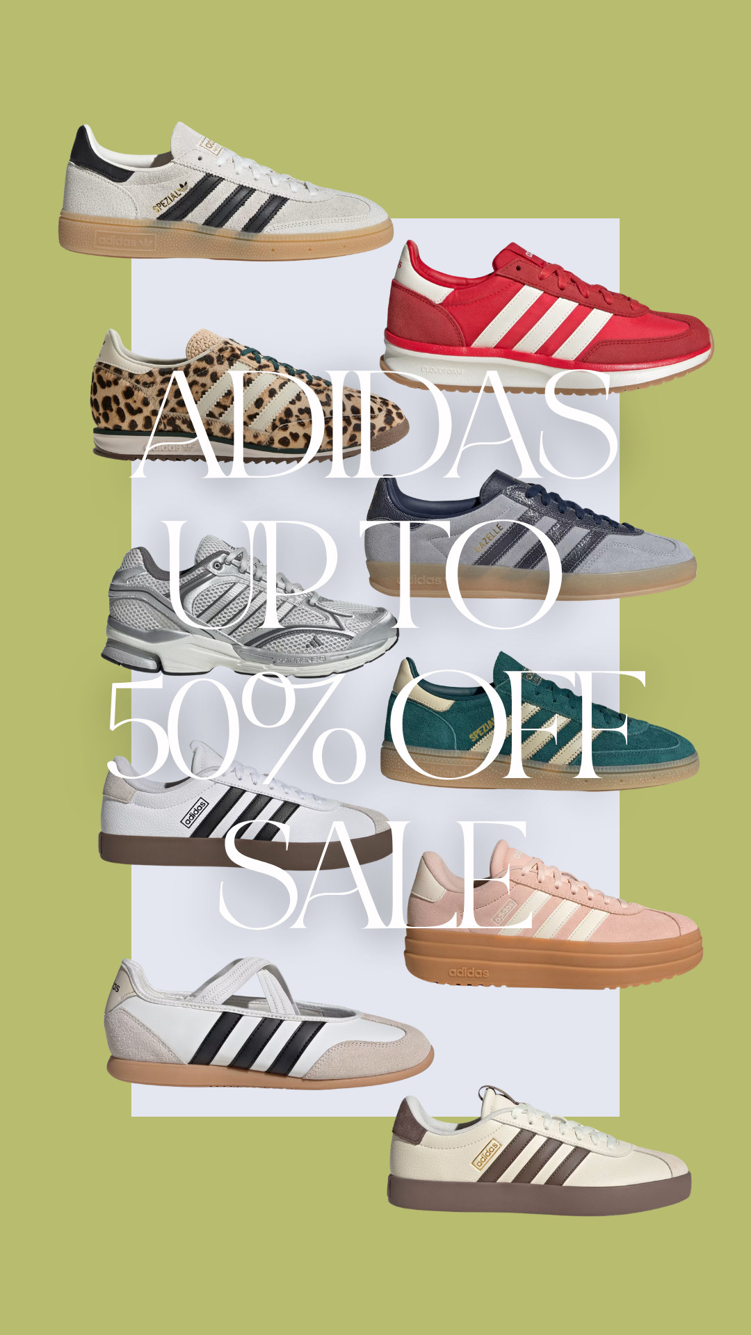 Adidas Up to 50% off sale!👟 

 