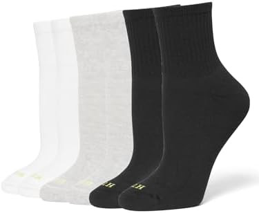 HUE Women's Mini Crew Socks (6-Pack) | Amazon (US)