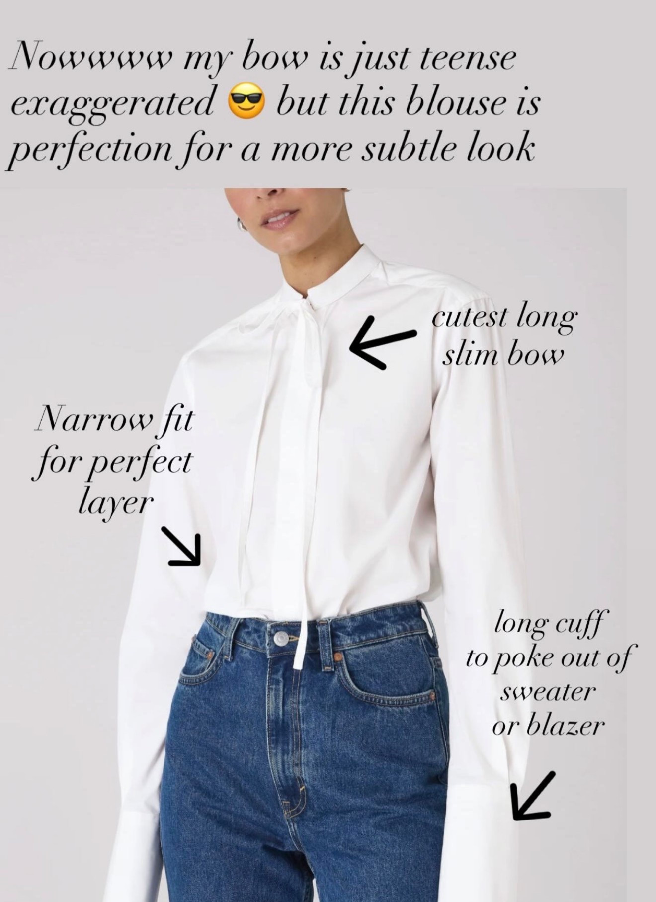 Perfect layering blouse :) 