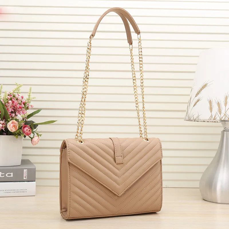 2021 Luxurys Designers Bags Tote Handbag PU Leather Classic Ladies Lock Shoulder Bag Gold Chain 3... | DHGate