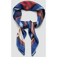 Mango Abstract-Print Scarf - Blue | Very (UK)