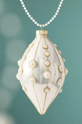 Pearl Embellished Ornament | Anthropologie (US)