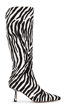 Studio Amelia Petra Calf Boot in Zebra from Revolve.com | Revolve Clothing (Global)