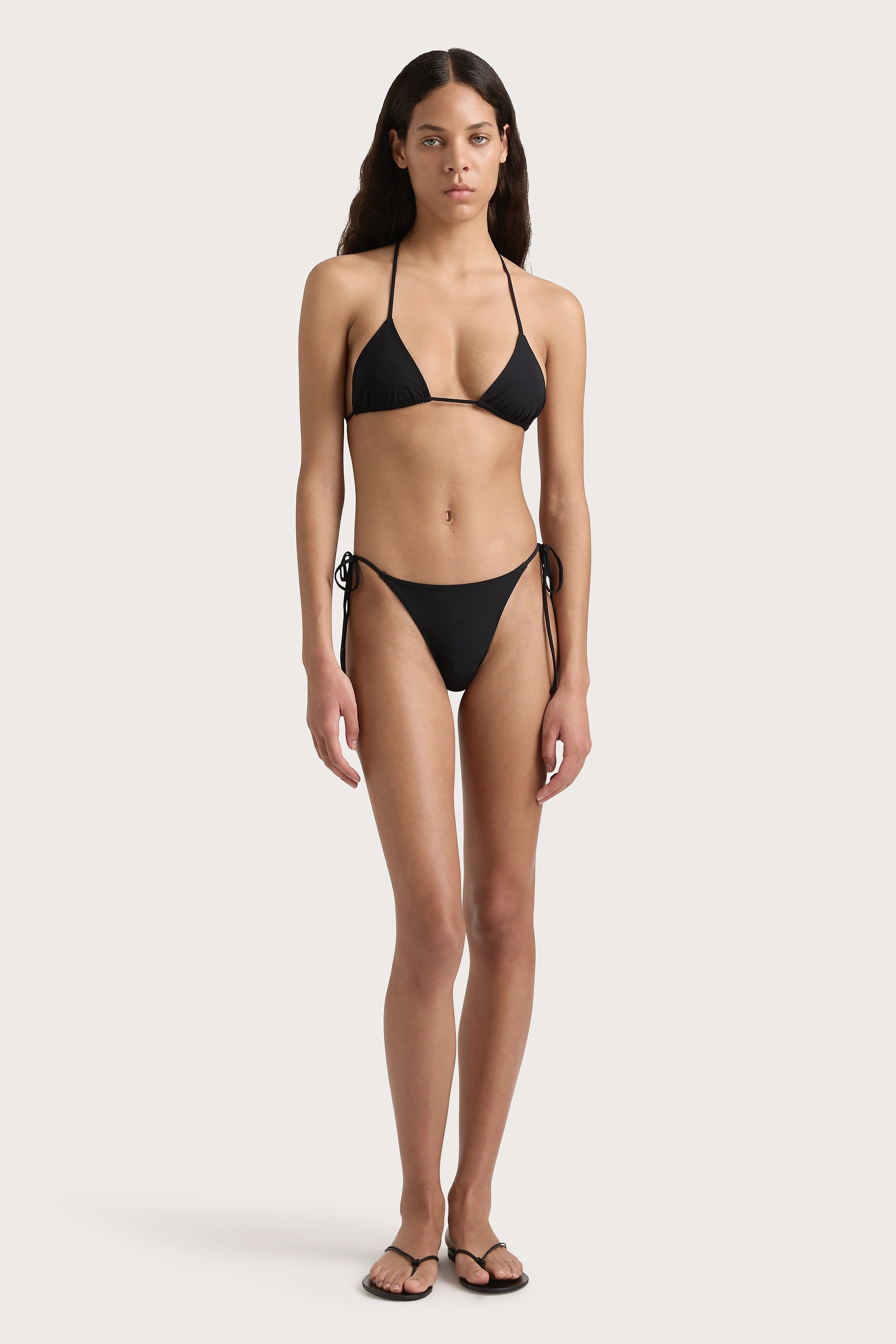 Sete Bikini Top Black, L / BLACK | Faithfull (AU)