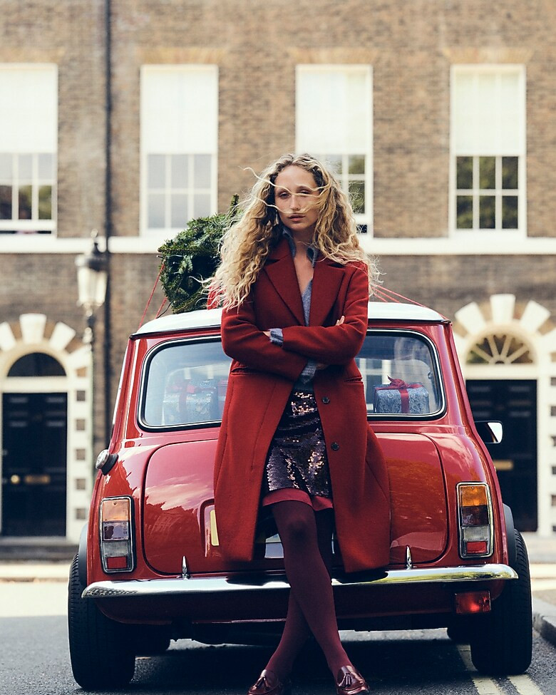 Savoy topcoat in Italian wool-blend melton | J. Crew US