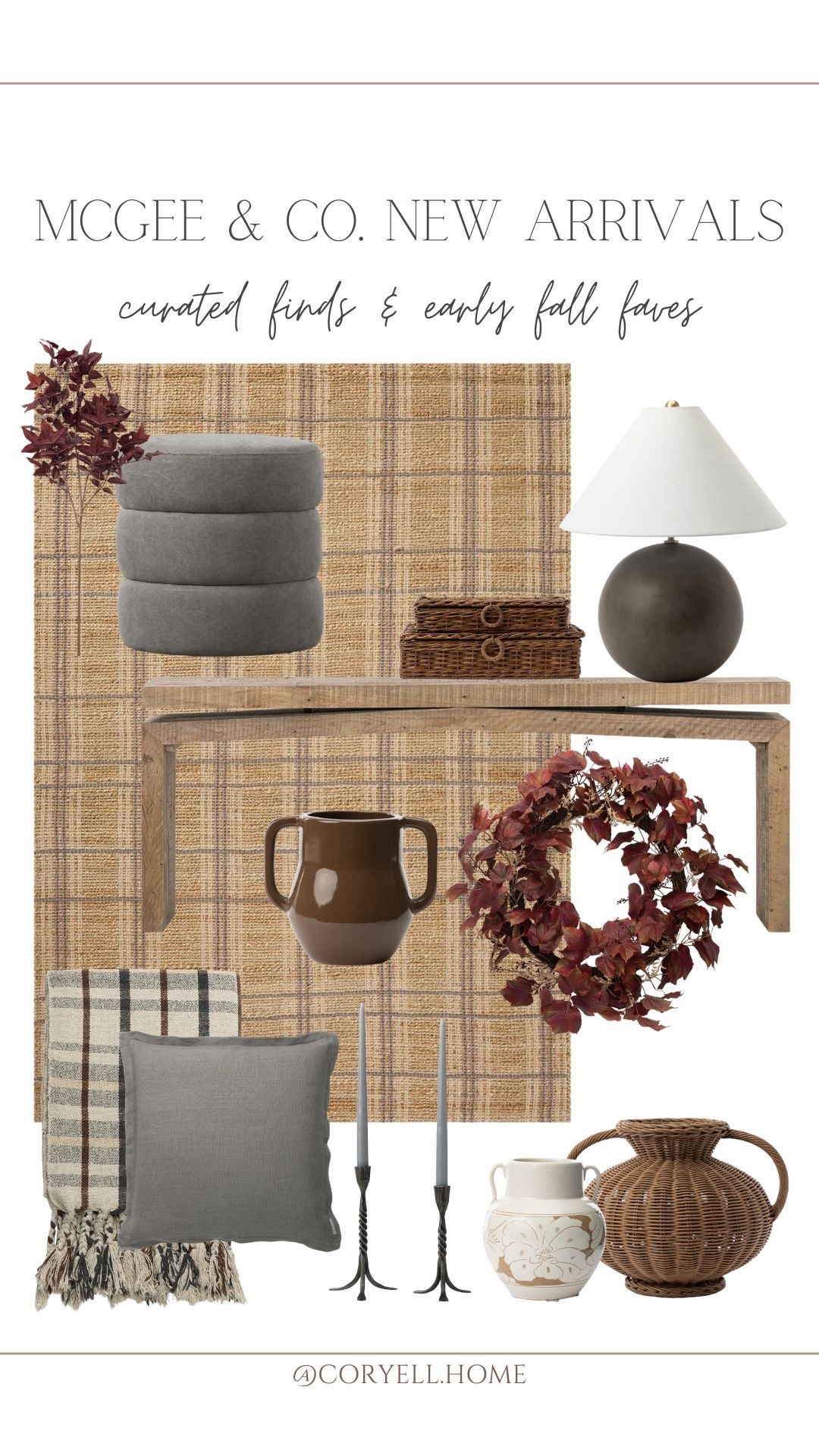 McGee & Co. new arrivals and early fall favorites! I’m loving this mix of brown, burgundy and blue tones for the fall months. Warm, cozy, and classic. 

#LTKSeasonal #LTKHome #LTKStyleTip