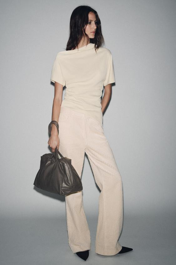 MAXI LEATHER BOWLING BAG | Zara US