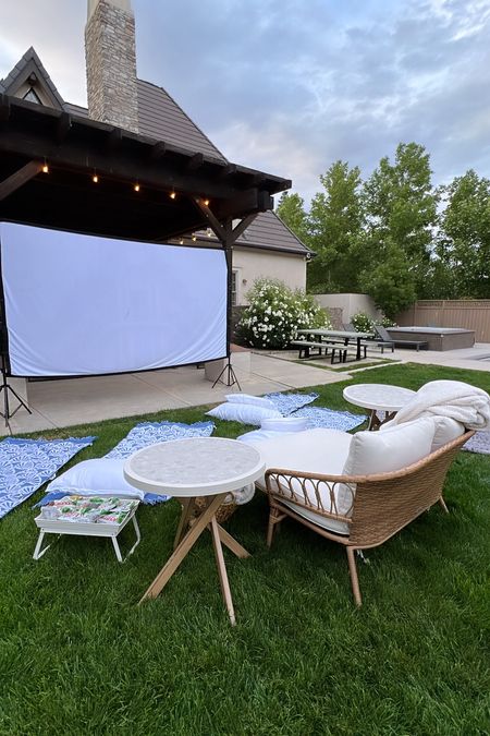 Everything you need for the perfect summer outdoor movie night! Thank goodness for all these amazing rollbacks on @walmart! #walmartpartner 

#LTKFamily #LTKHome #LTKKids