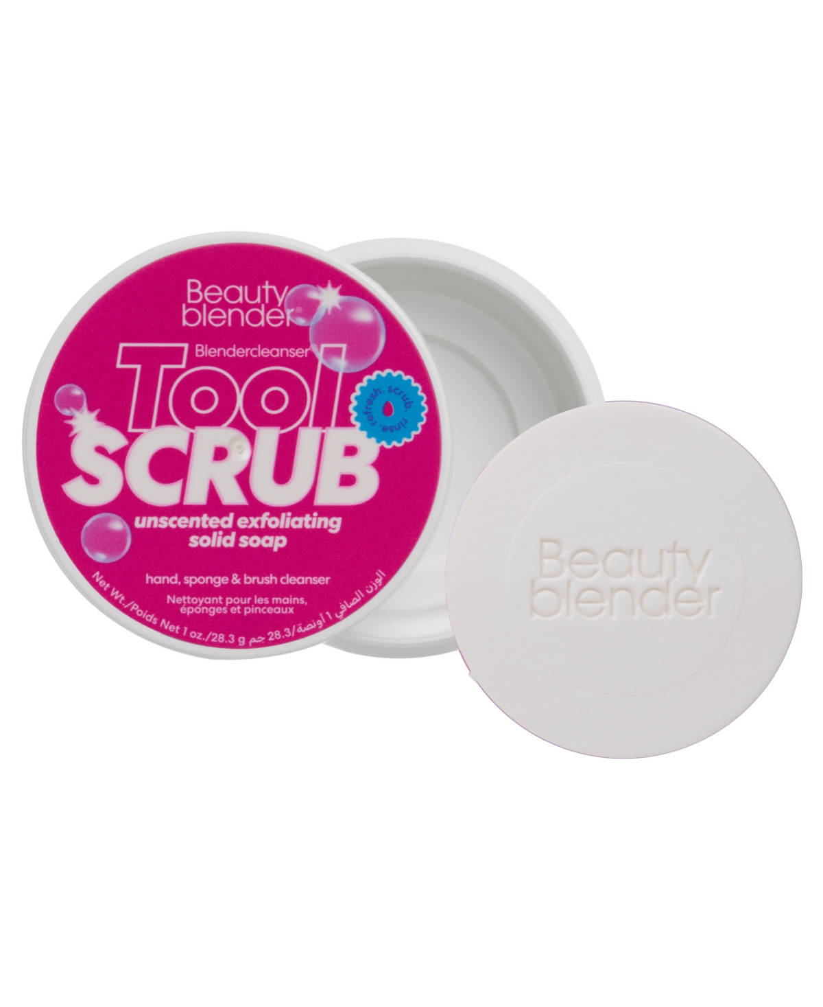 beautyblender Blendercleanser Tool Scrub Unscented Exfoliating Solid Soap, 2 oz. | Macy's