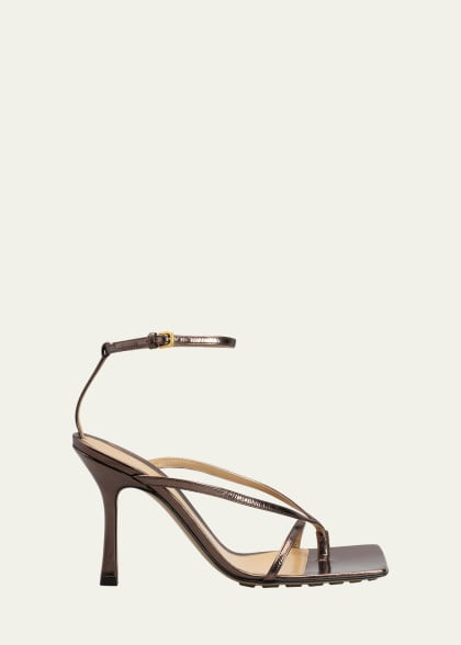 Bottega Veneta Multi Strap Stretch High-Heel Sandals | Bergdorf Goodman