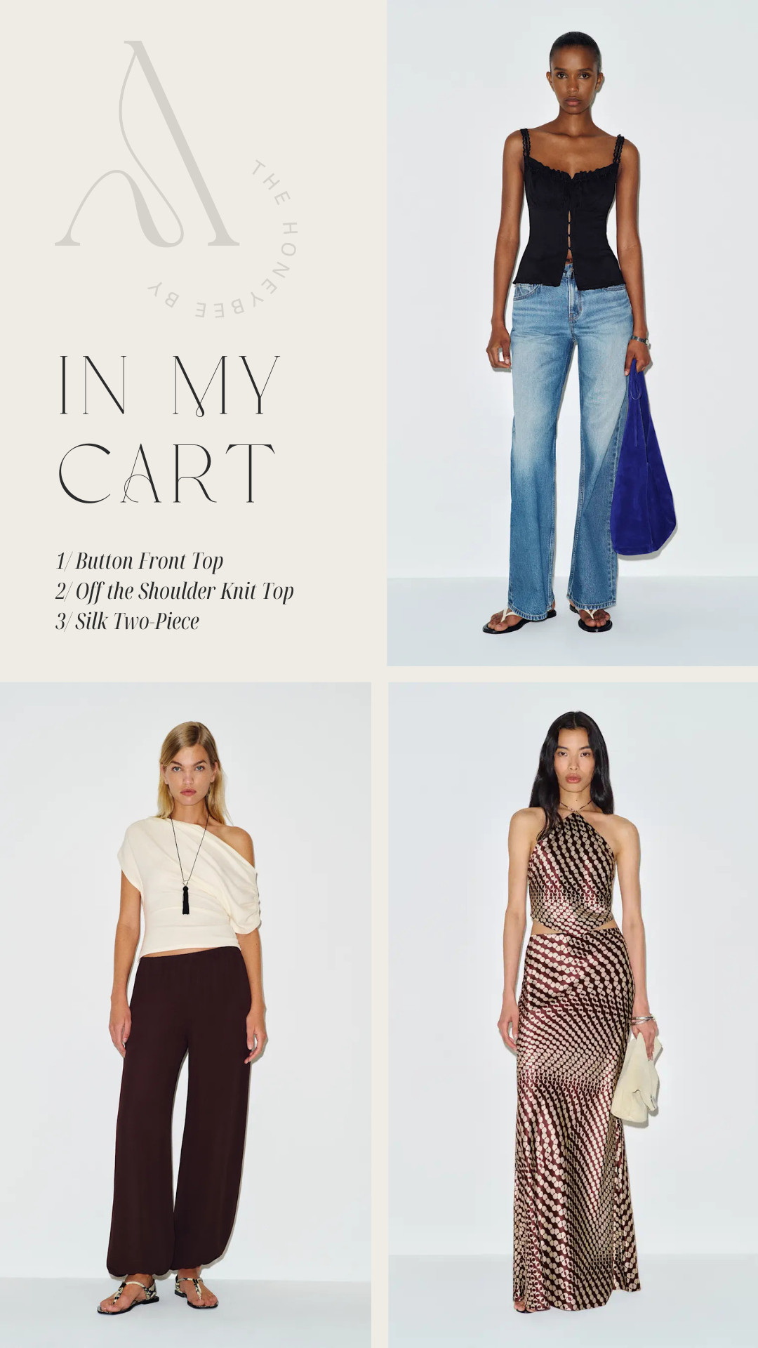 New in my cart from Reformation 

 