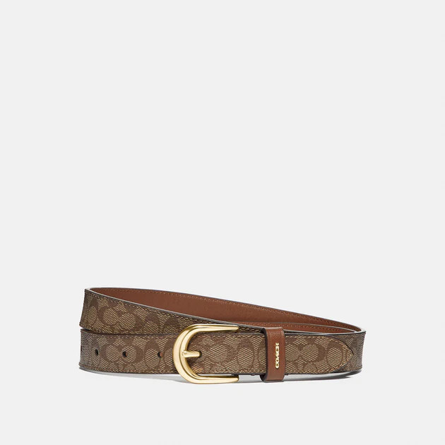 Coach Outlet Classic Belt In Signature Canvas | Shop Premium Outlets