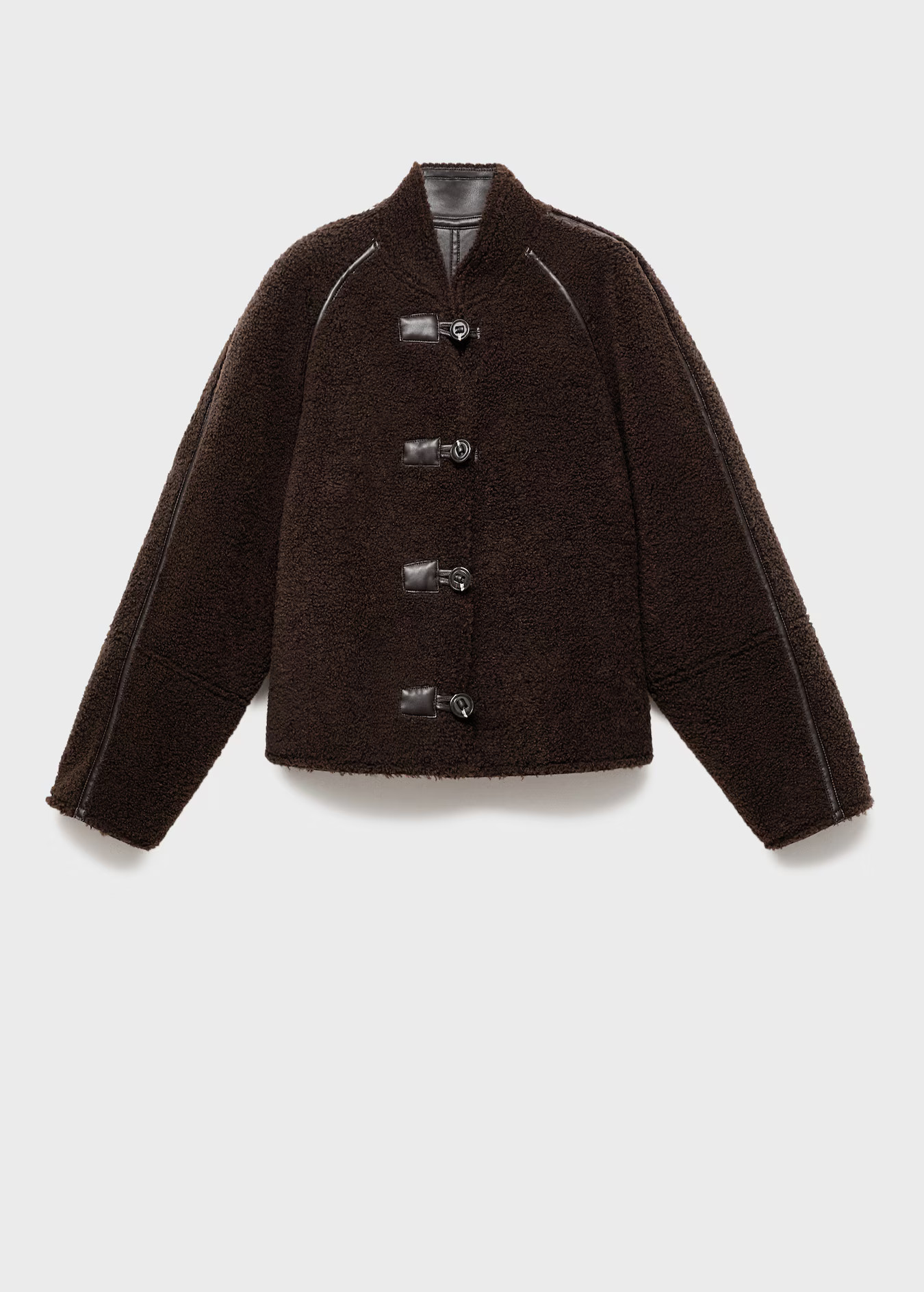 Faux shearling reversible jacket | MANGO (UK)