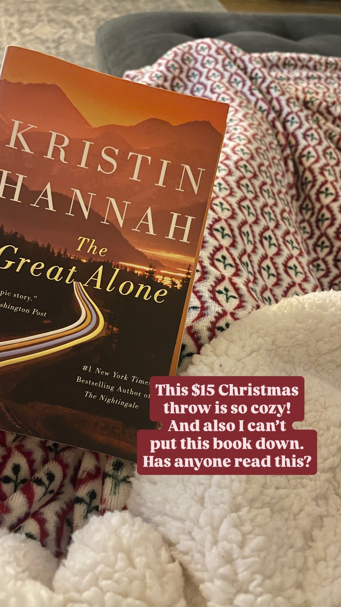 Amazon current read and cozy Christmas throw from Target!

#LTKHome #LTKHoliday #LTKstorytime