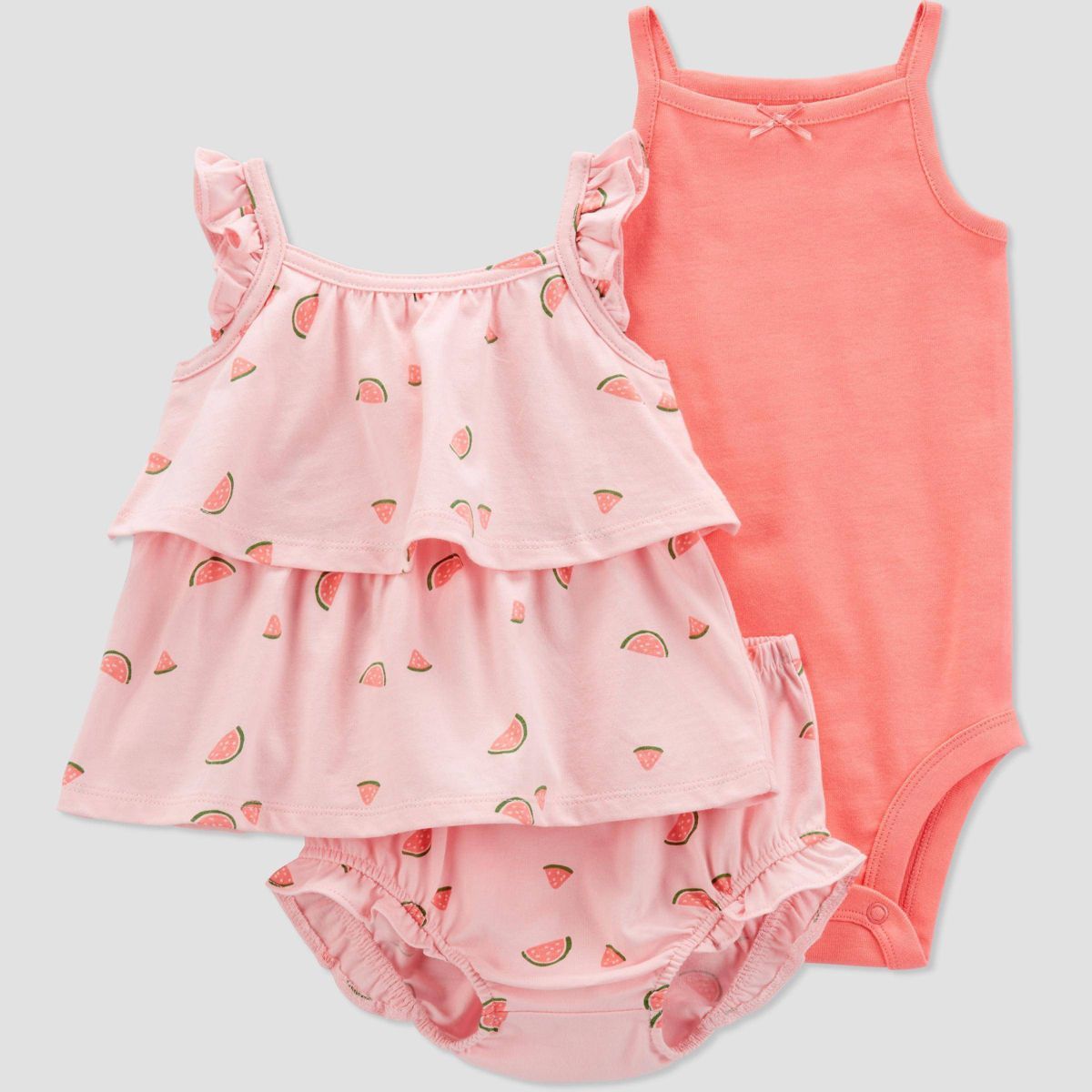 Carter's Just One You® Baby Girls' Watermelon Top & Bottom Set - Pink | Target