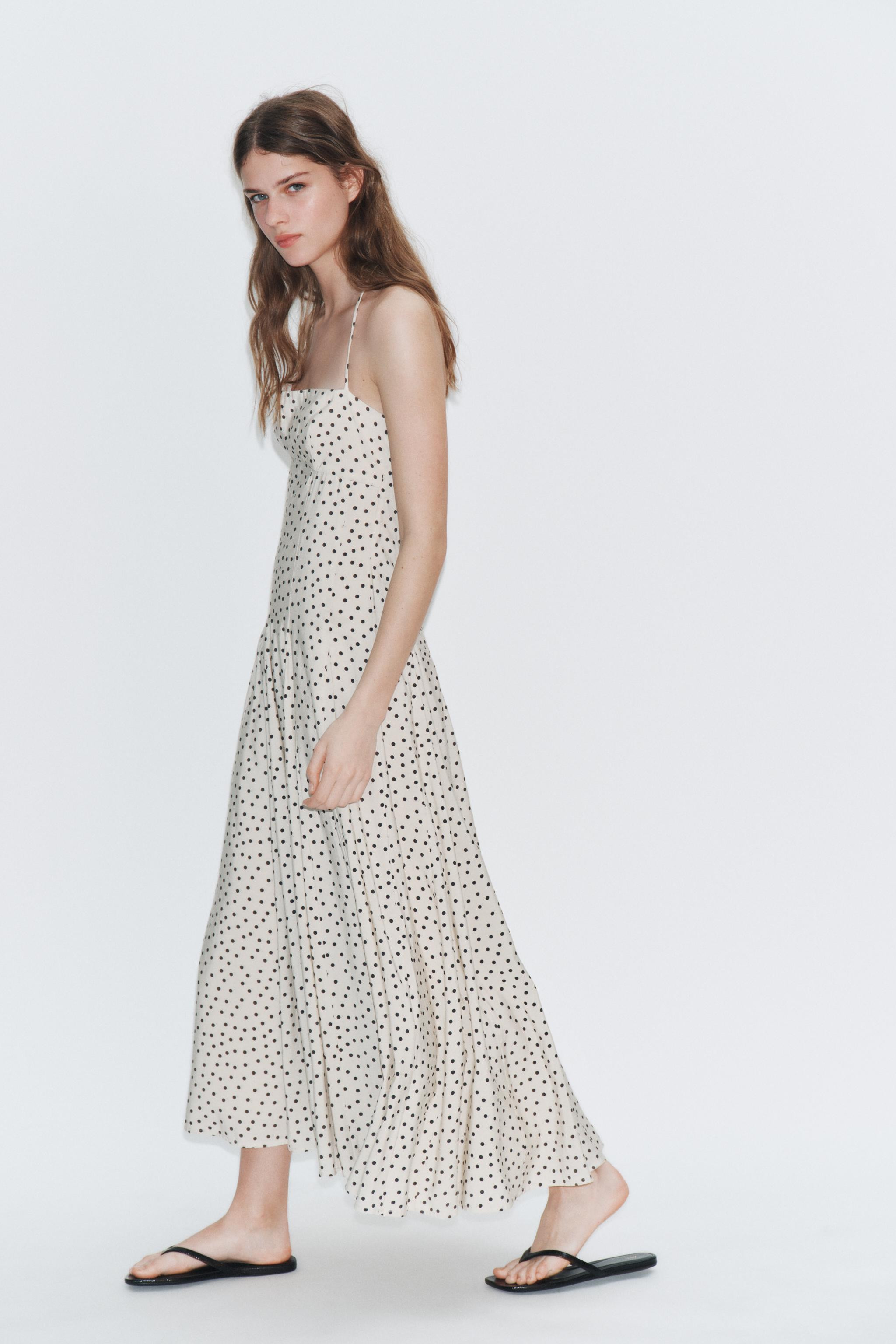 POLKA DOT MIDI DRESS | Zara US