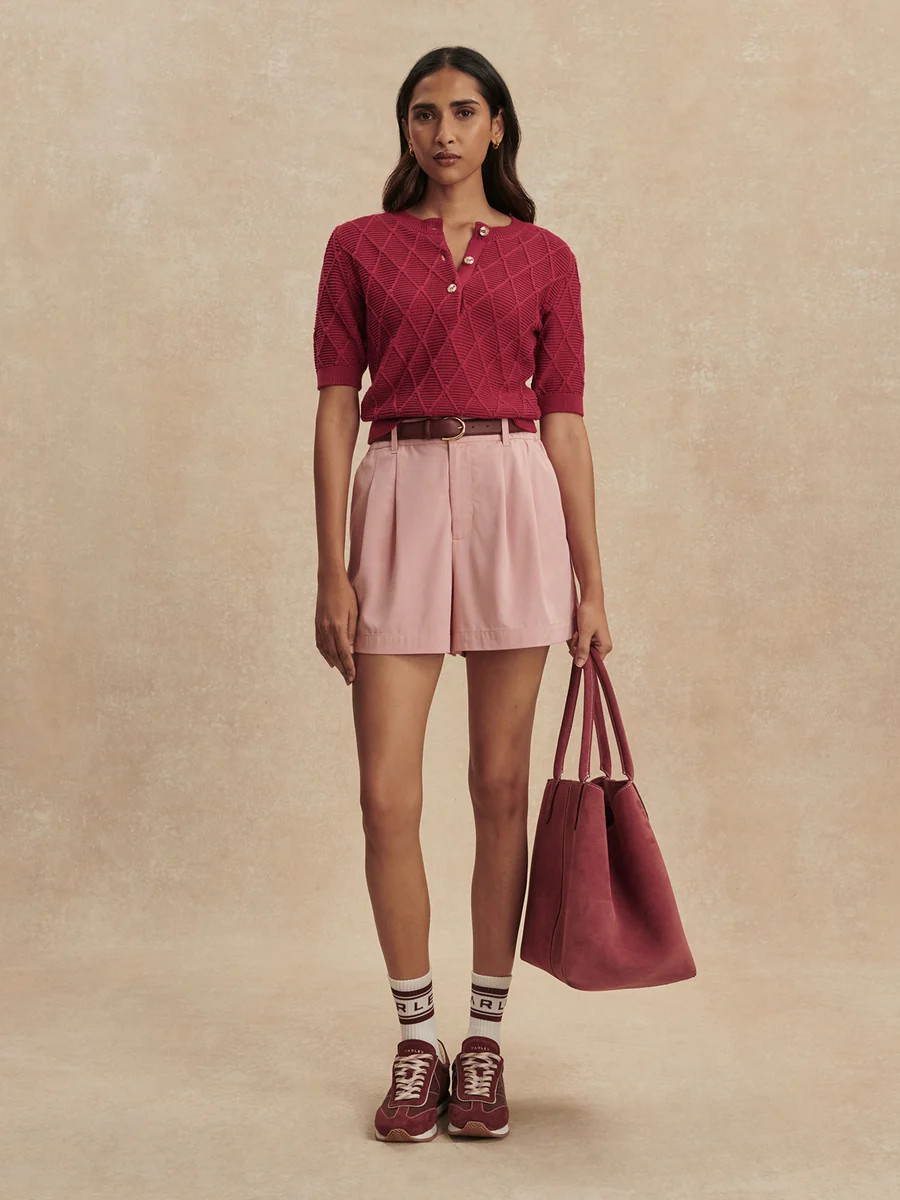 Merryn Diamond Knit Top | Varley US | Varley US