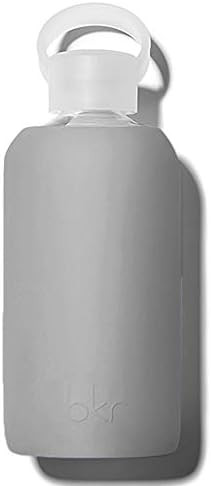 bkr Little Smooth London - 16oz/500mL - Glass Water Bottle - Light Gray - For Travel, Bag, Gym - ... | Amazon (US)