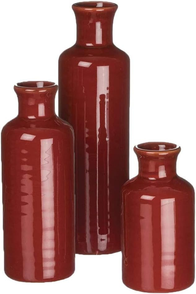Sullivans Ceramic Vase Set- 3 Small Vases, Modern Farmhouse Home Décor Accents; Living Room Déc... | Amazon (US)