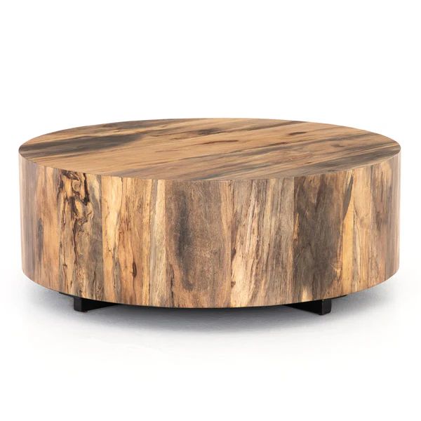 Four Hands Hudson Round Coffee Table | Paynes Gray