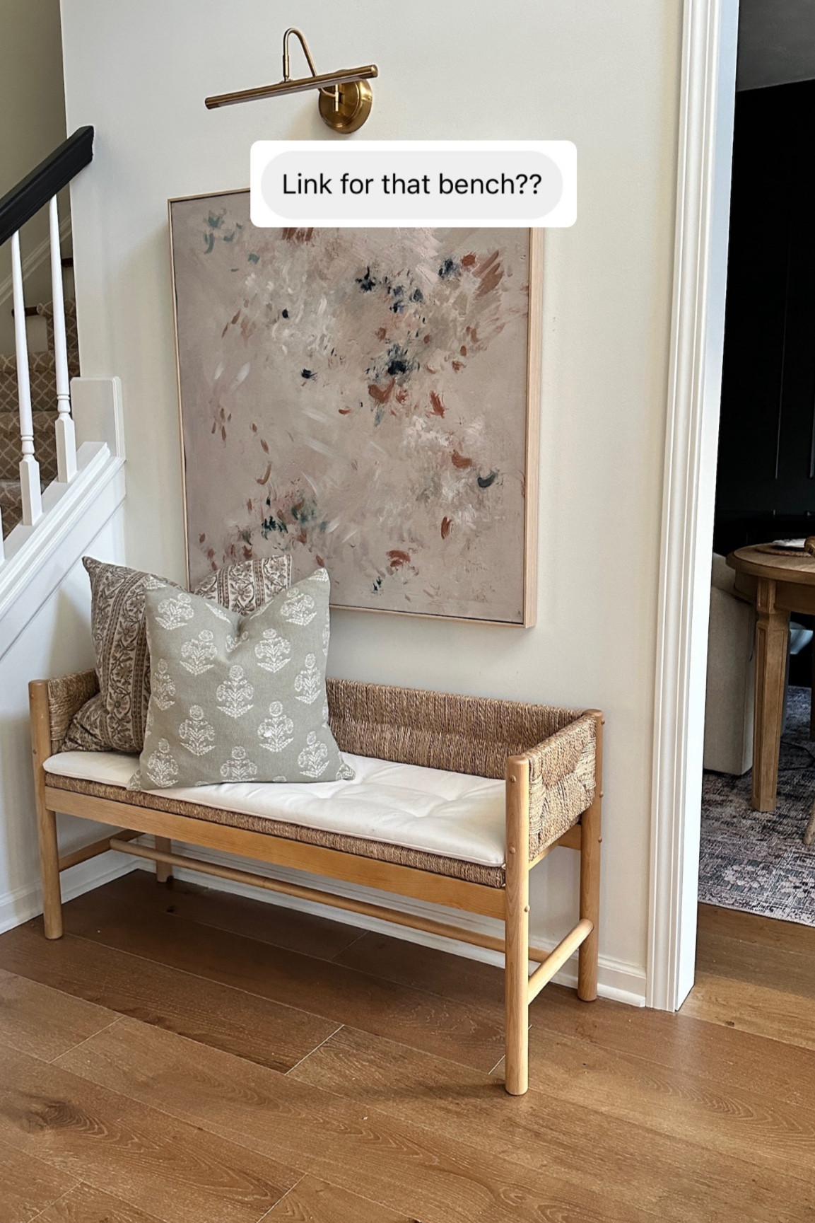 My entryway decor is linked here! This bench is a good one ❤️

#LTKhome #LTKSeasonal #LTKstyletip