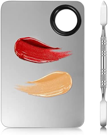 2 in 1 Set Makeup Mixing Palette Foundation Palette Set with Spatula | Amazon (US)